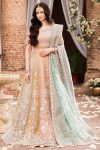 Hand Embellished Multi-Shade Pink Pakistani Wedding Dress