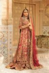 MaroonGoldenKameezLehengaPakistaniWeddingDresses2023_900x